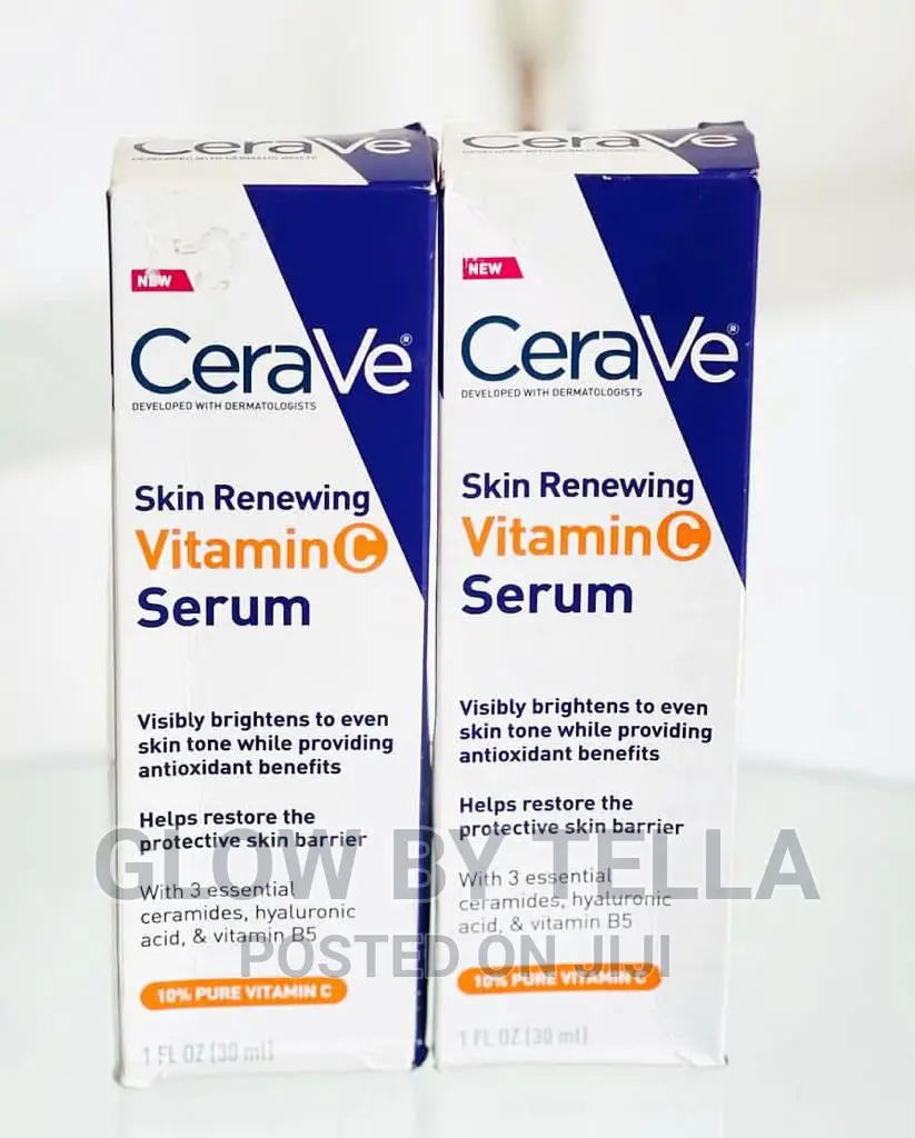 Cerave Skin Renewing Vitamin C Serum in Accra Metropolitan Skincare, Glow By Tella Skincare