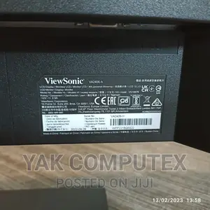 Monitor LED Viewsonic 24 Inch Framles Model Va2406