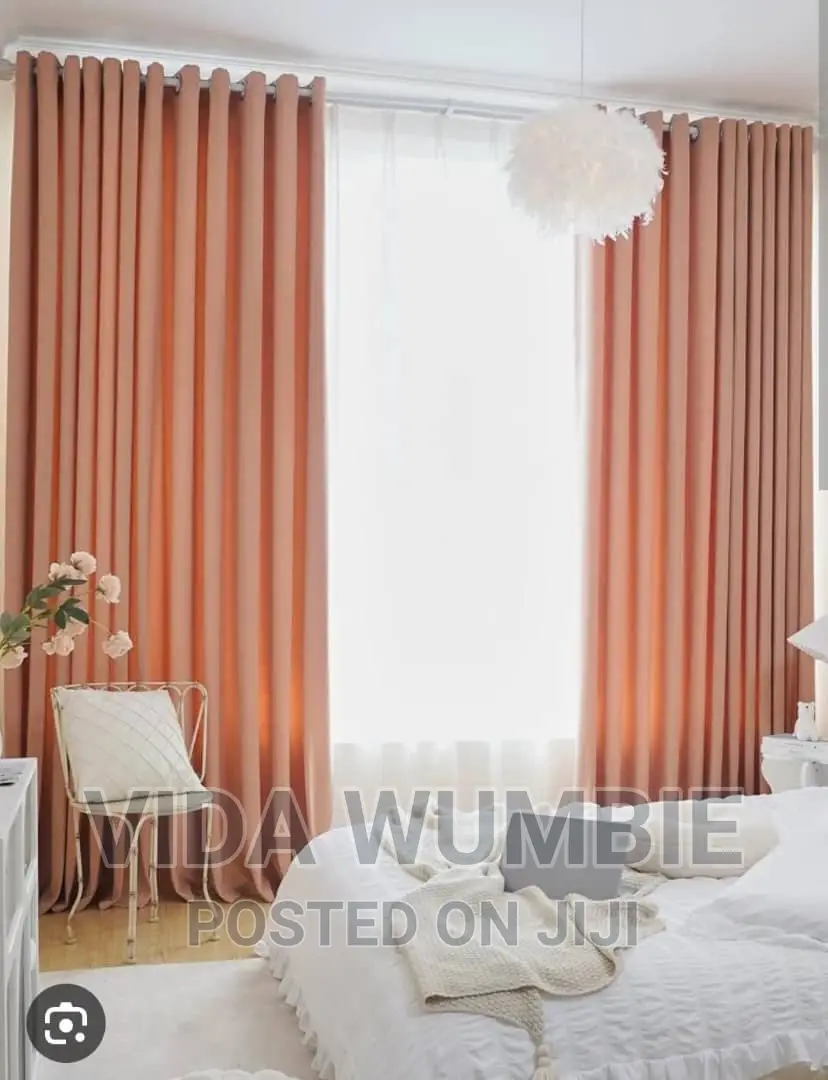 Quality Window Curtains (Width 4.5 Feet / Length 8.5 Feet )