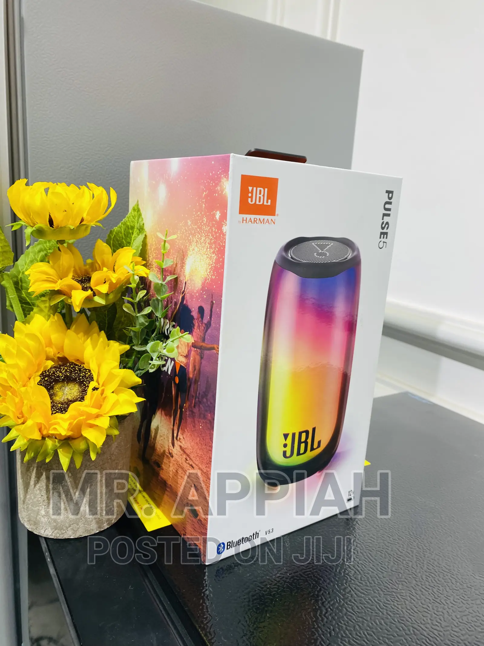 High Quality JBL Pulse 5 Portable Bluetooth Speaker(Black)