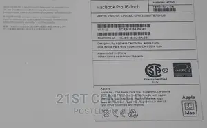 New Laptop Apple MacBook Pro 2023 M2 Max 16-Inch 32GB Apple M2 SSD 1T