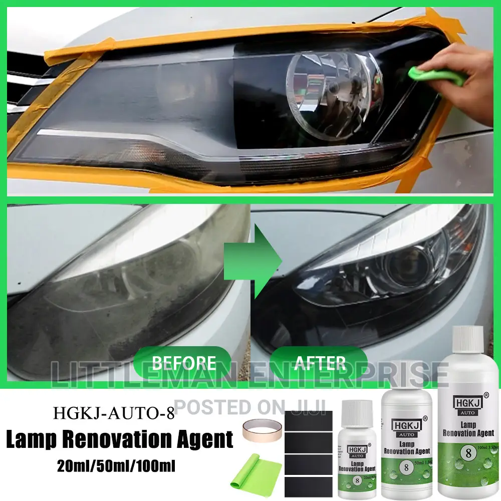 Car Headlight Cleaner Polish Restoration Repair