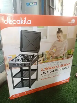 4 Burners 2.2 Kw Gas Stove With Shelf 4 Burners