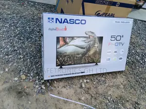 Nasco 50 Inches Glossy LED Digital Satellites Black Tv 