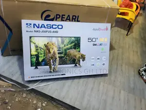 Nasco Smart Black 50 Inches Glossy LED Electric Tv 