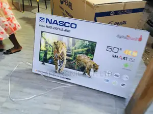 New Nasco 50 Inches Electric Black Glossy LED Smart Tv