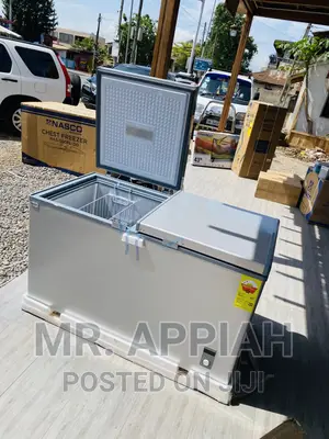Fabulous Nasco Double Door Freezer(Nas-500fl-Dd)Gray.