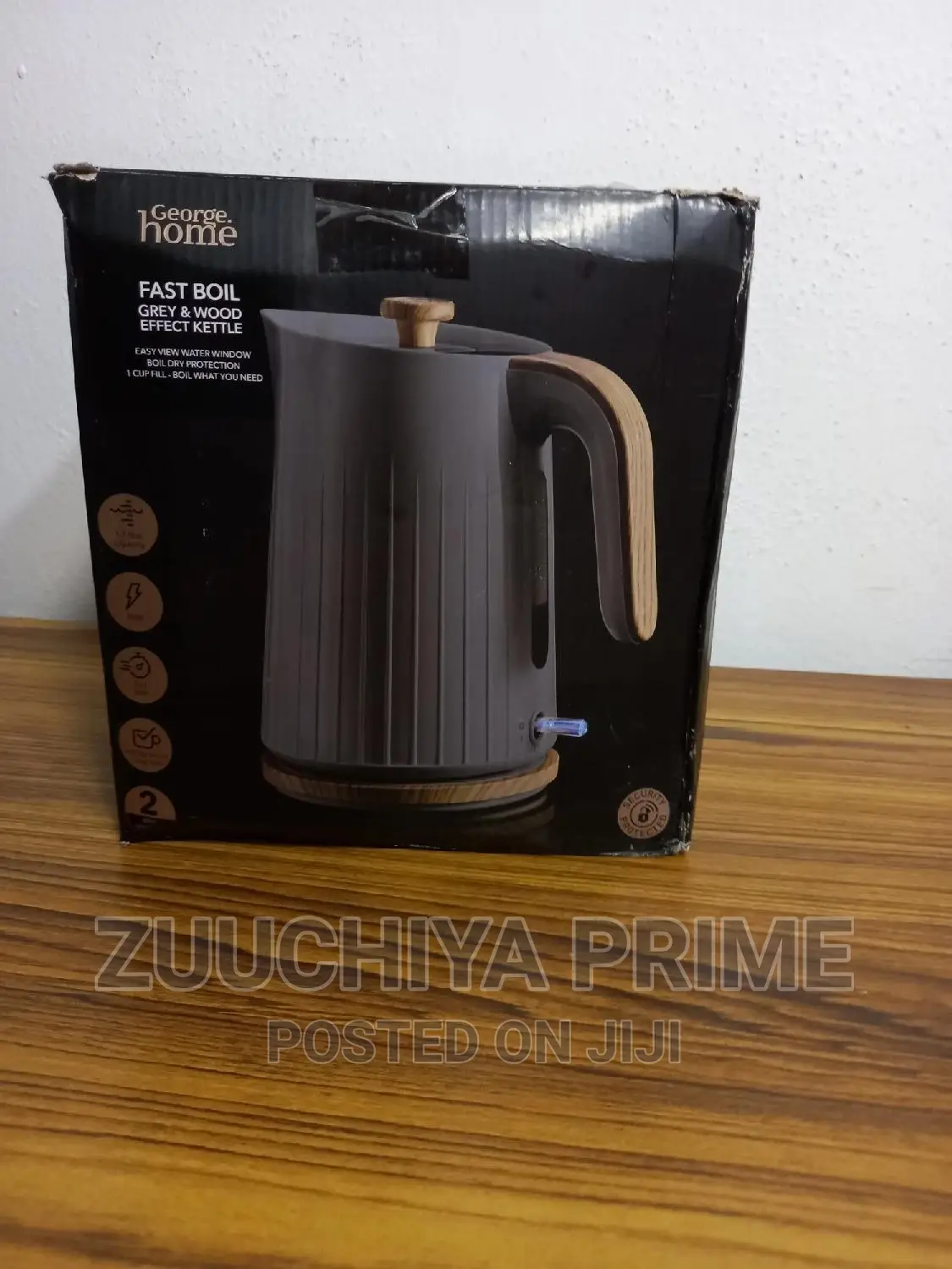 George Home Fast Boil Wood Kettle From Uk 