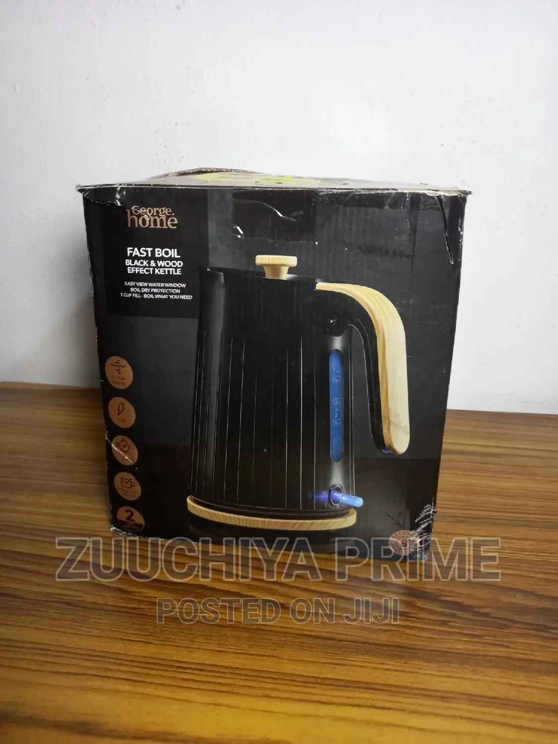 George Home Fast Boil Wood Kettle From Uk 