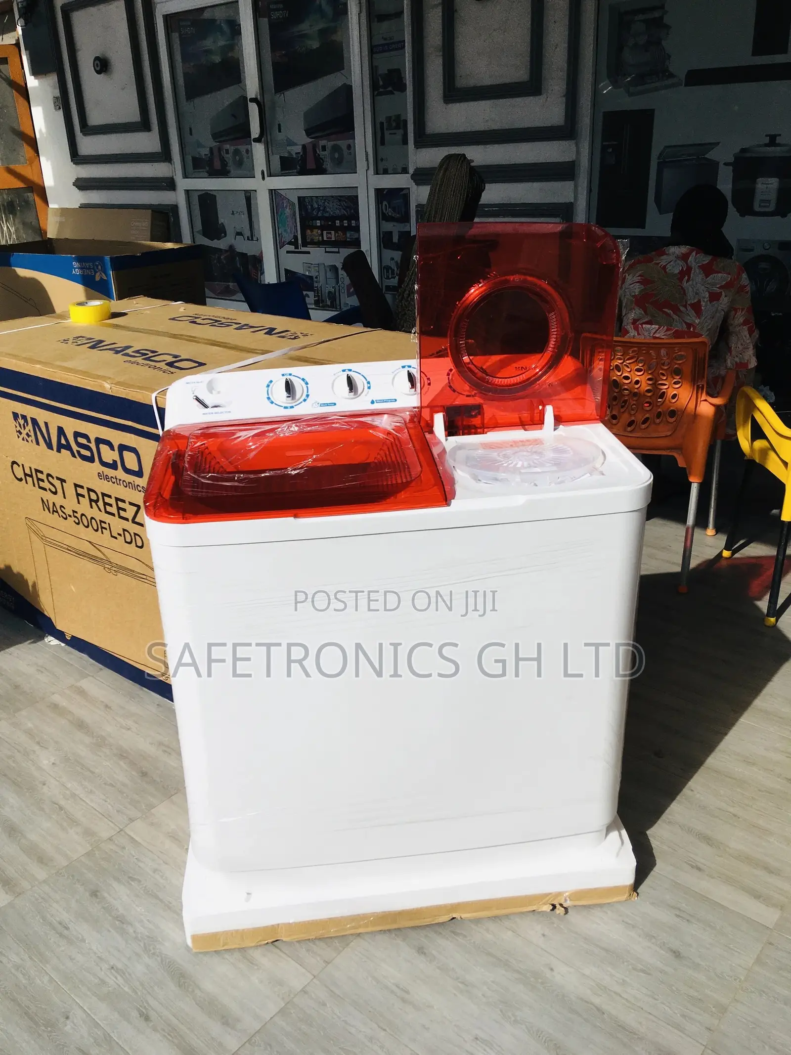 Electric Nasco 11KG Washingmachine Topload Semiautomatic 