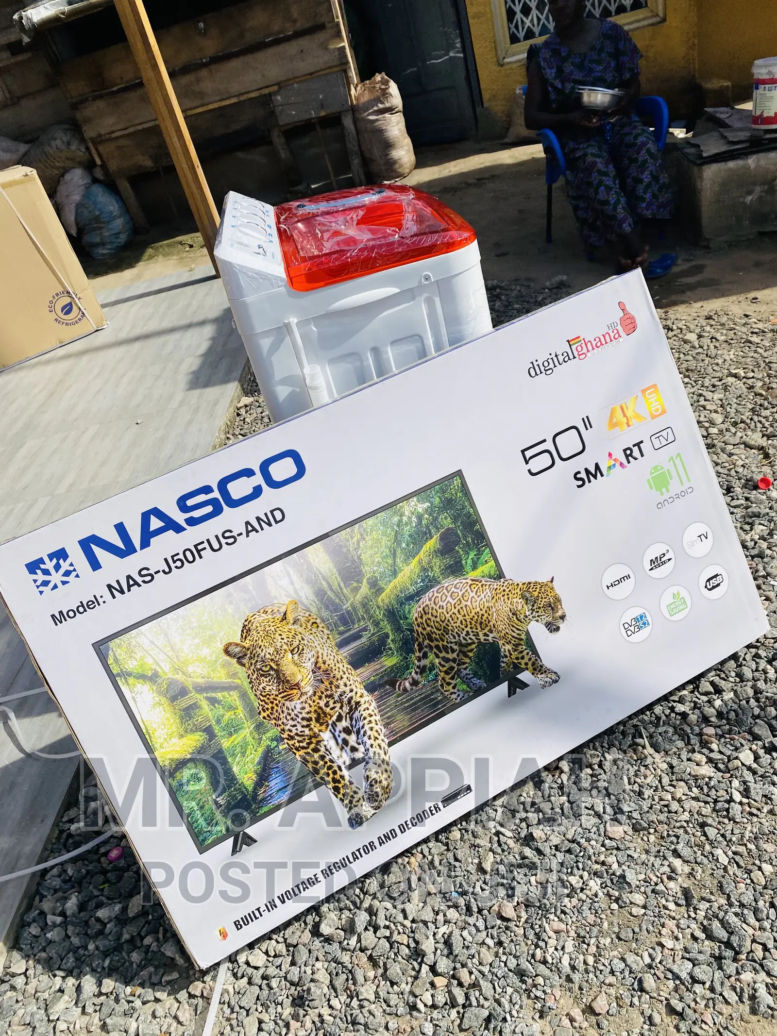 Purchase High Quality Nasco 50 Inch Smart Uhd Led Tv,Black