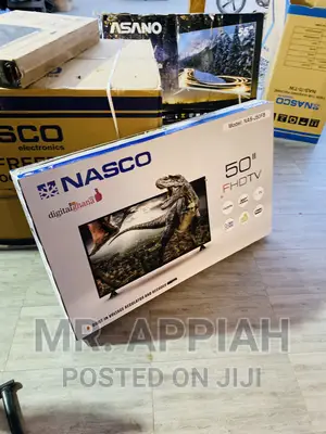 New Nasco 50 Inch Digital Satelite LED Tv(Basic Black)