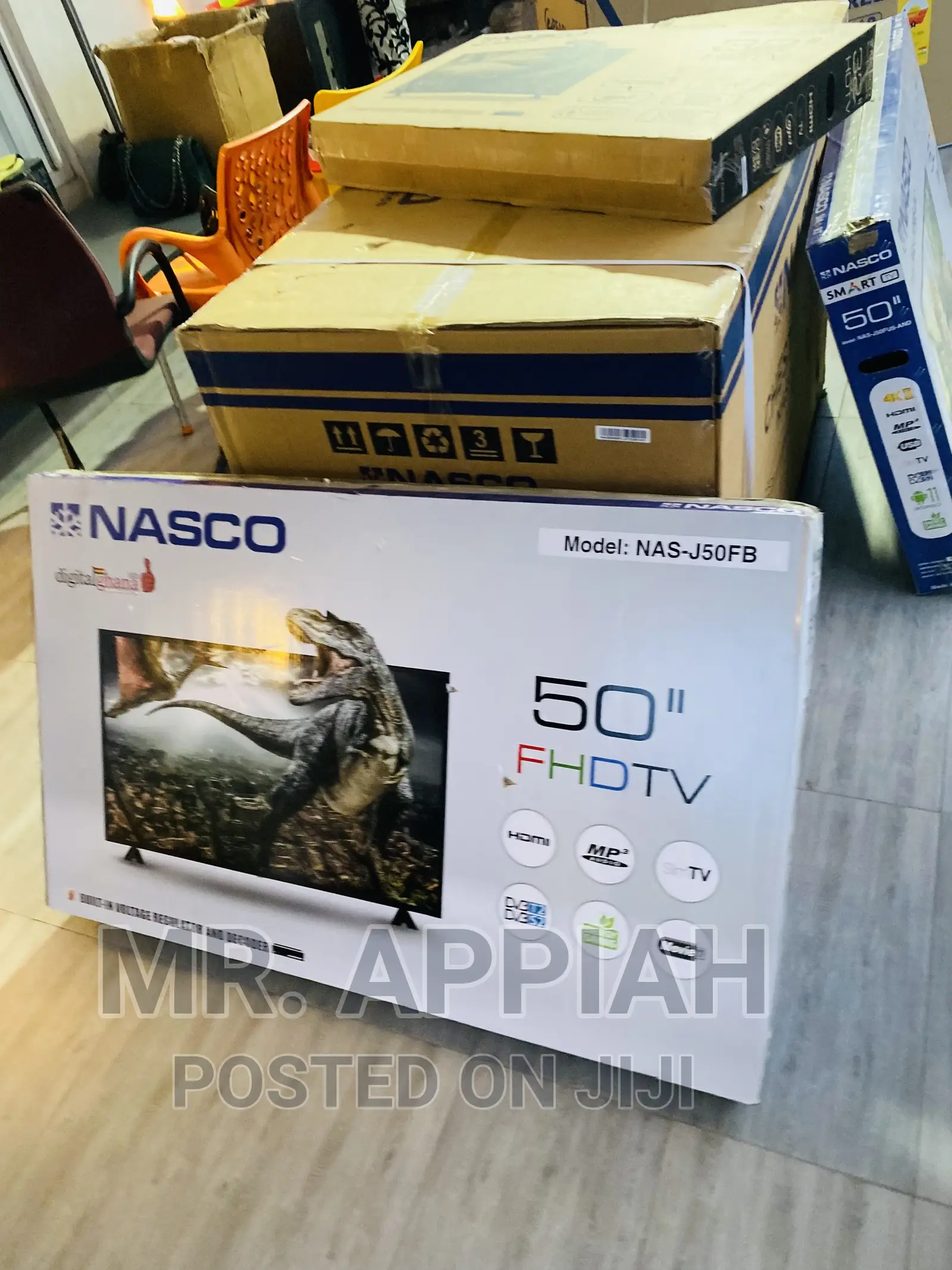 Energy Sufficient Nasco 50 Inch Digital Satelite Tv(Black).