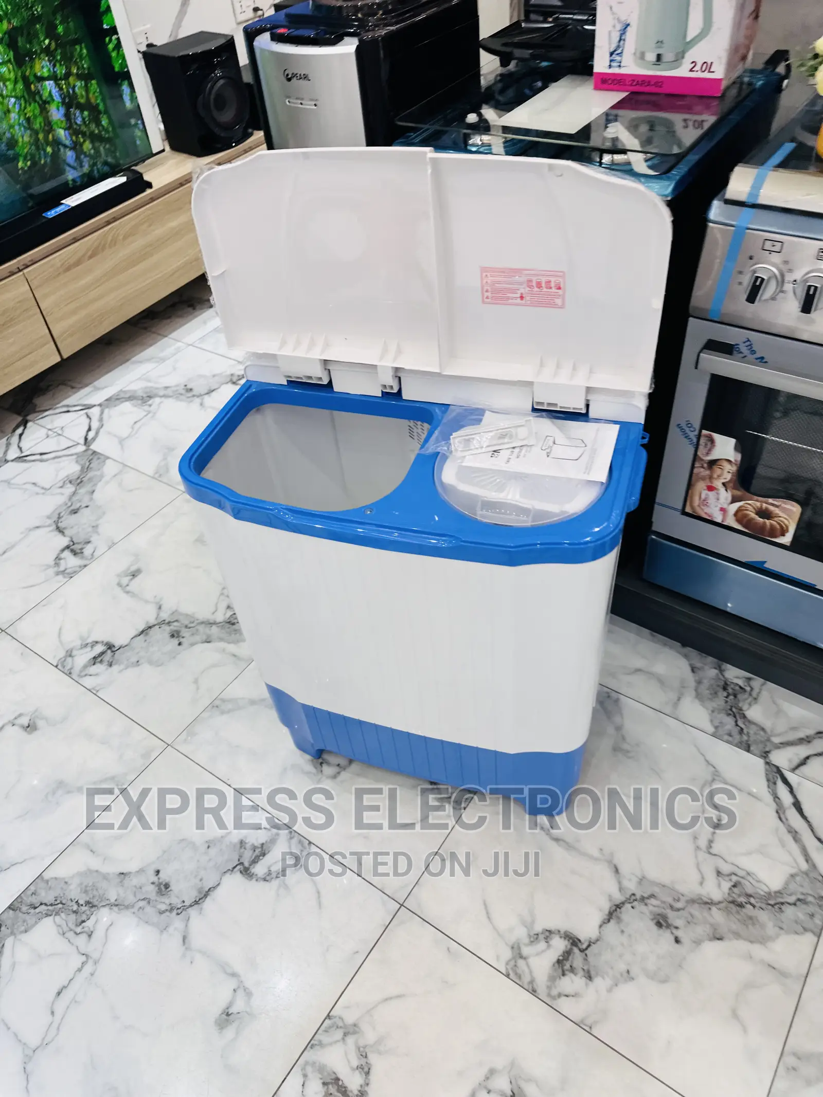 Lovely  Sleek White 7kg Topload Washing Machine Nasco