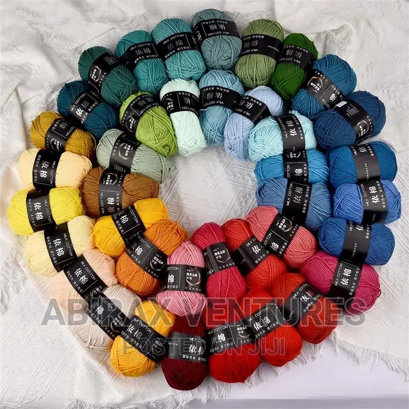 50pcs Milk Cotton Yarn