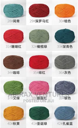 50pcs Milk Cotton Yarn