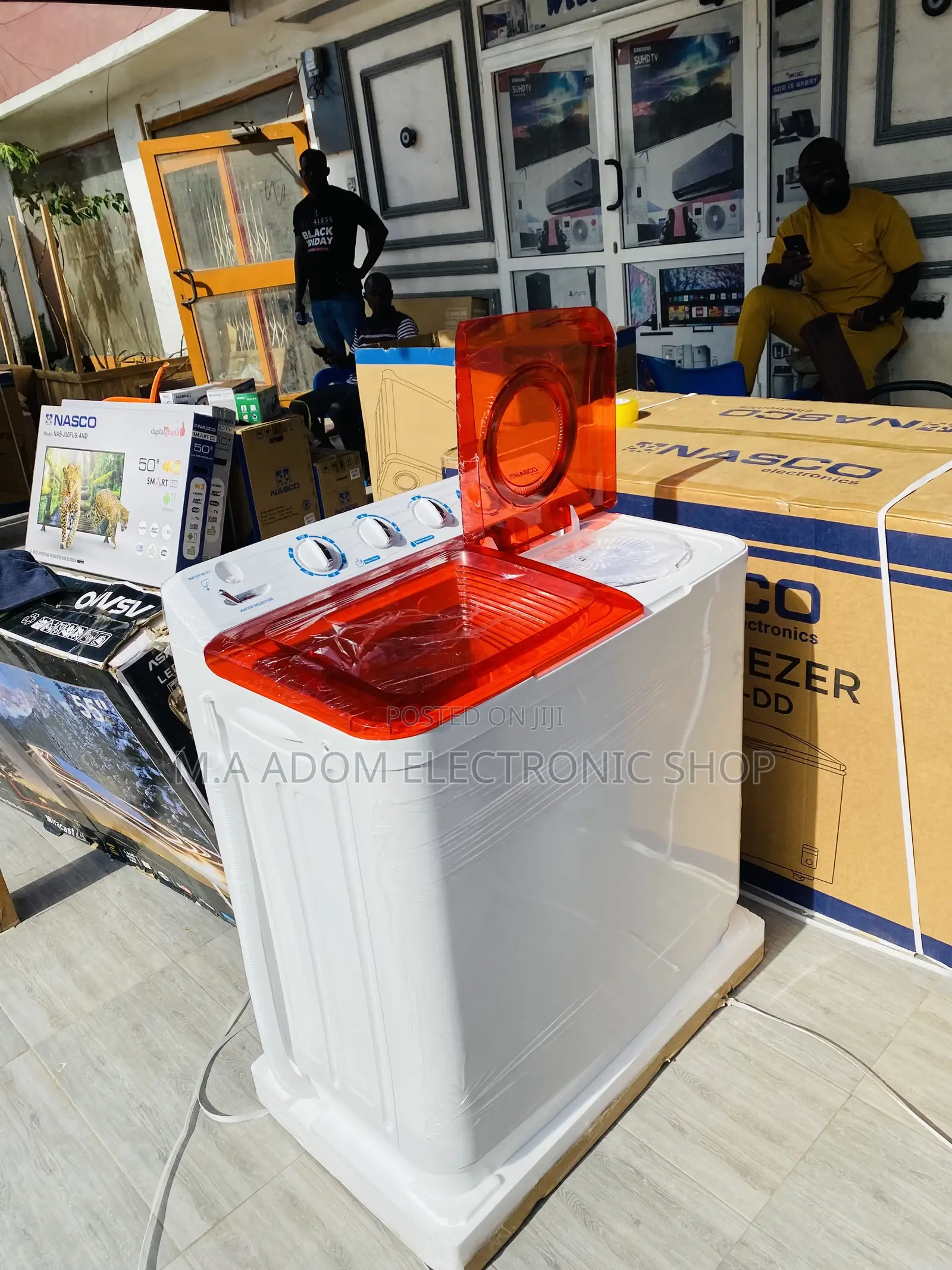 Affordable Nasco 11kg Topload Semi-Automatic Washing Machine