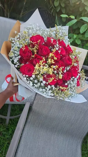 Natural Real Roses Bouquet, Valentine ,Birthday Graduations