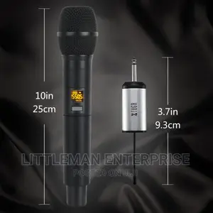 UHF Wireless Handheld Microphone With Portable Receiver