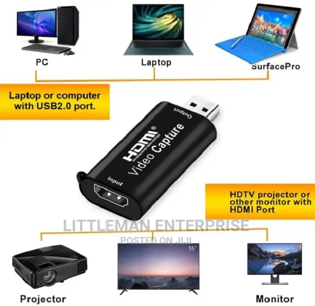 Video Capture Card 2.0 USB – HDMI