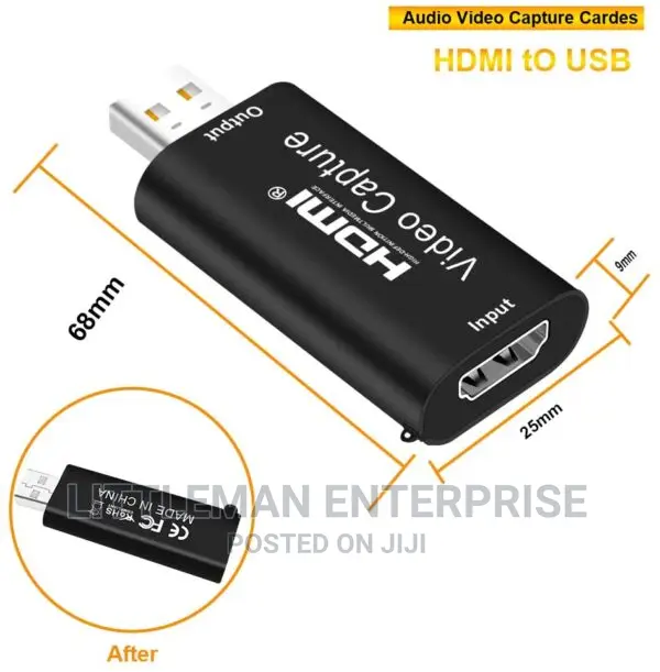 Video Capture Card 2.0 USB – HDMI