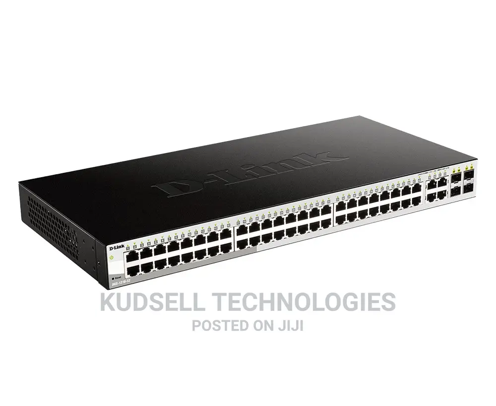 52-Port Gigabit Smart Managed Switch
DGS-1210-52