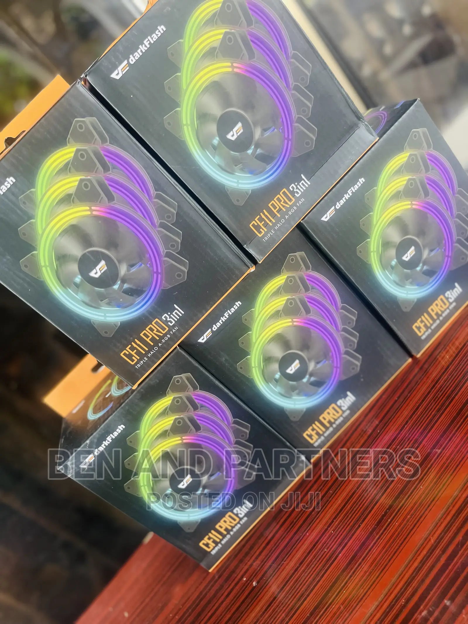 Darkflash Cf11 PRO 3in1 Argb Fans With Controller.