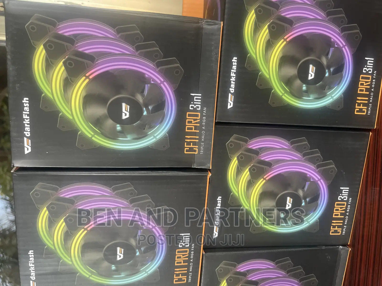 Darkflash Cf11 PRO 3in1 Argb Fans With Controller.