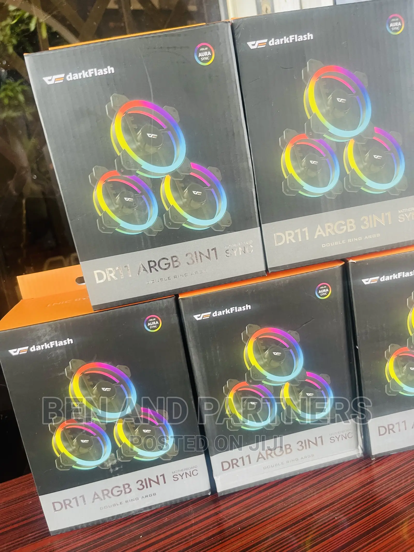 Darkflash Dr11 3in1 Argb Cooling Fans With Controller
