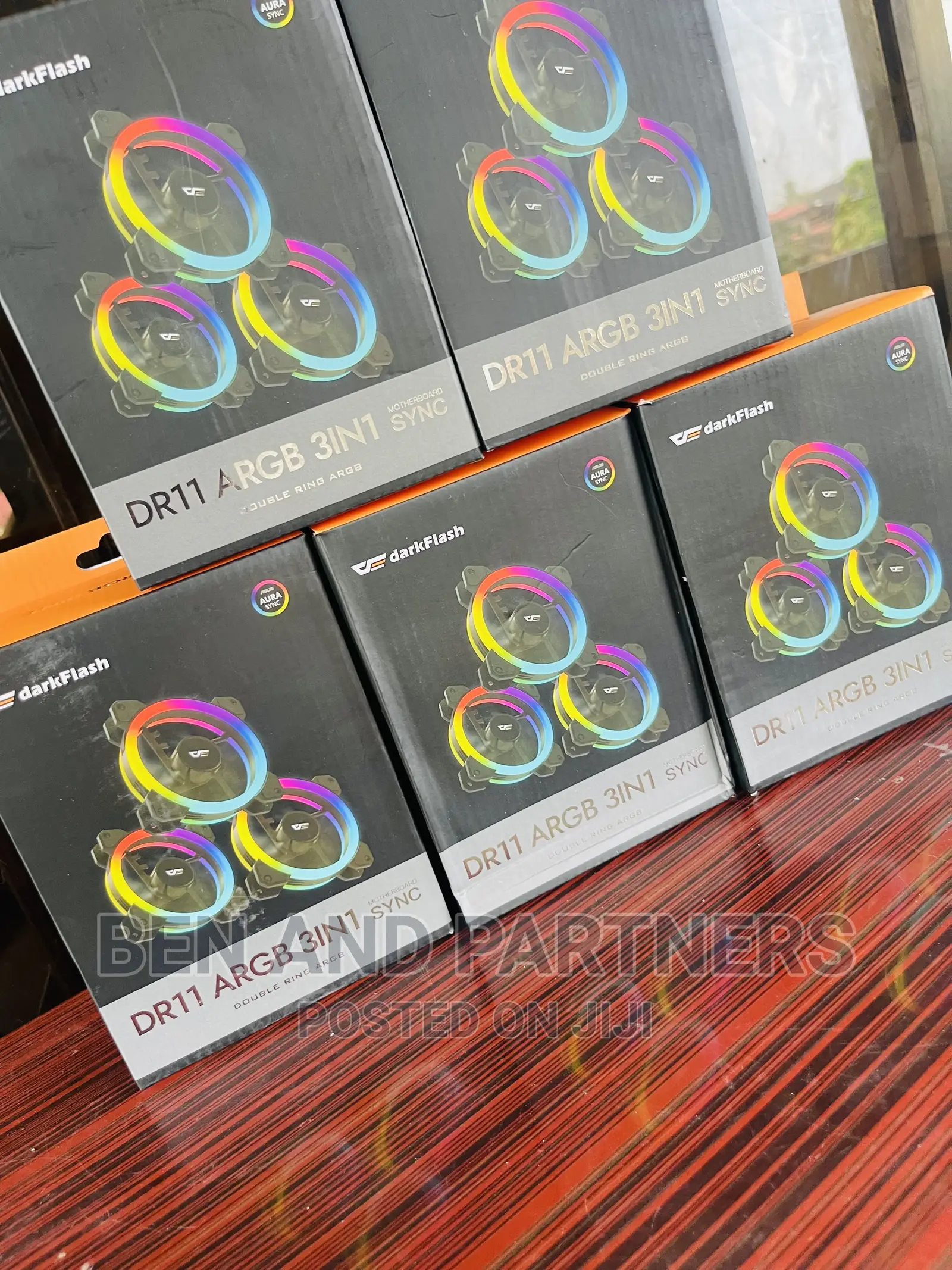 Darkflash Dr11 3in1 Argb Cooling Fans With Controller
