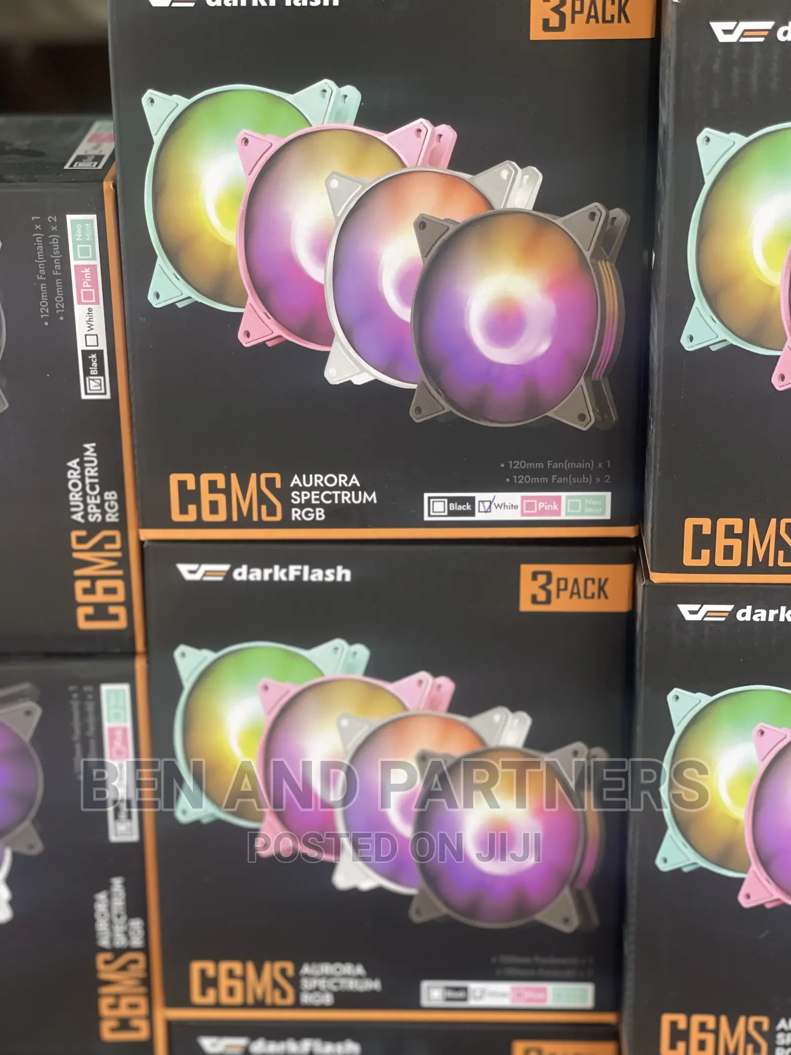 Darkflash- C6ms 3in1 Argb Cooling Fans.