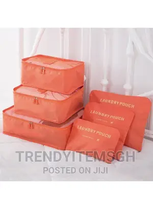 6pcs Waterproof Travel Luggage Organizer Storage Bag