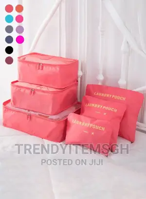 6pcs Waterproof Travel Luggage Organizer Storage Bag