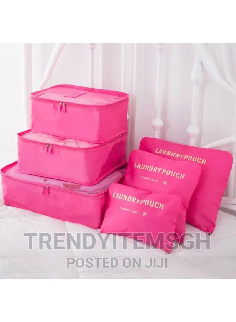 6pcs Waterproof Travel Luggage Organizer Storage Bag