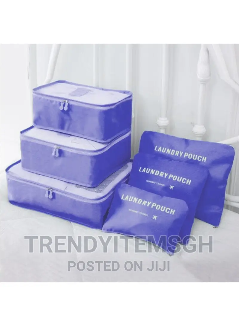 6pcs Waterproof Travel Luggage Organizer Storage Bag
