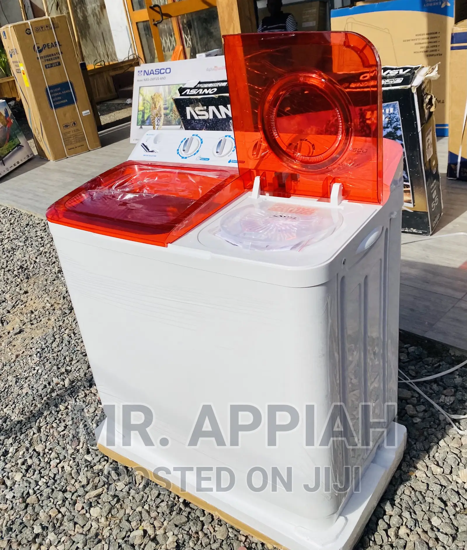 Energy and Cost Saving Nasco 11kg Top Load Washing Machine.