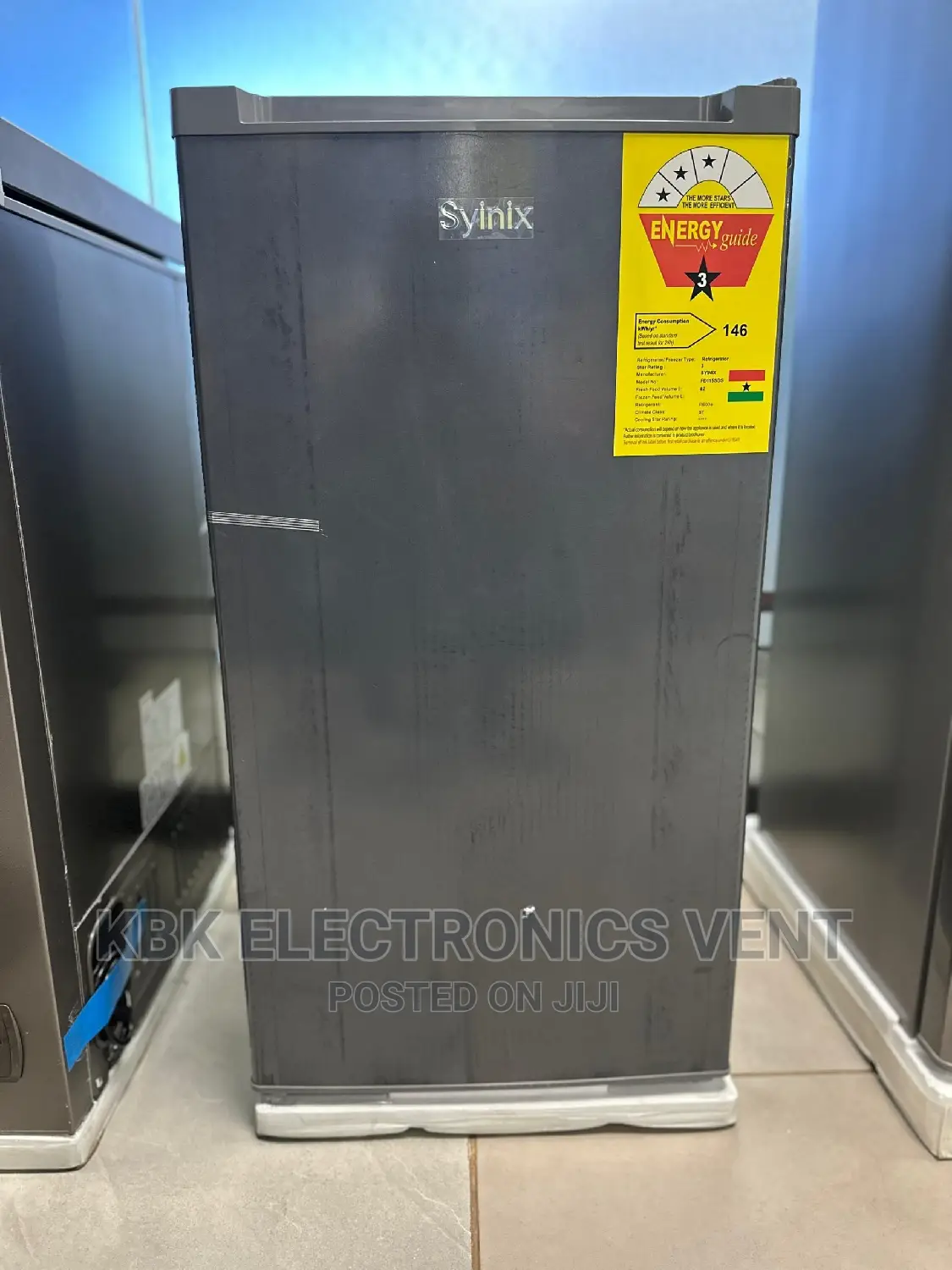 Syinix 86ltr Single Door Refrigerator