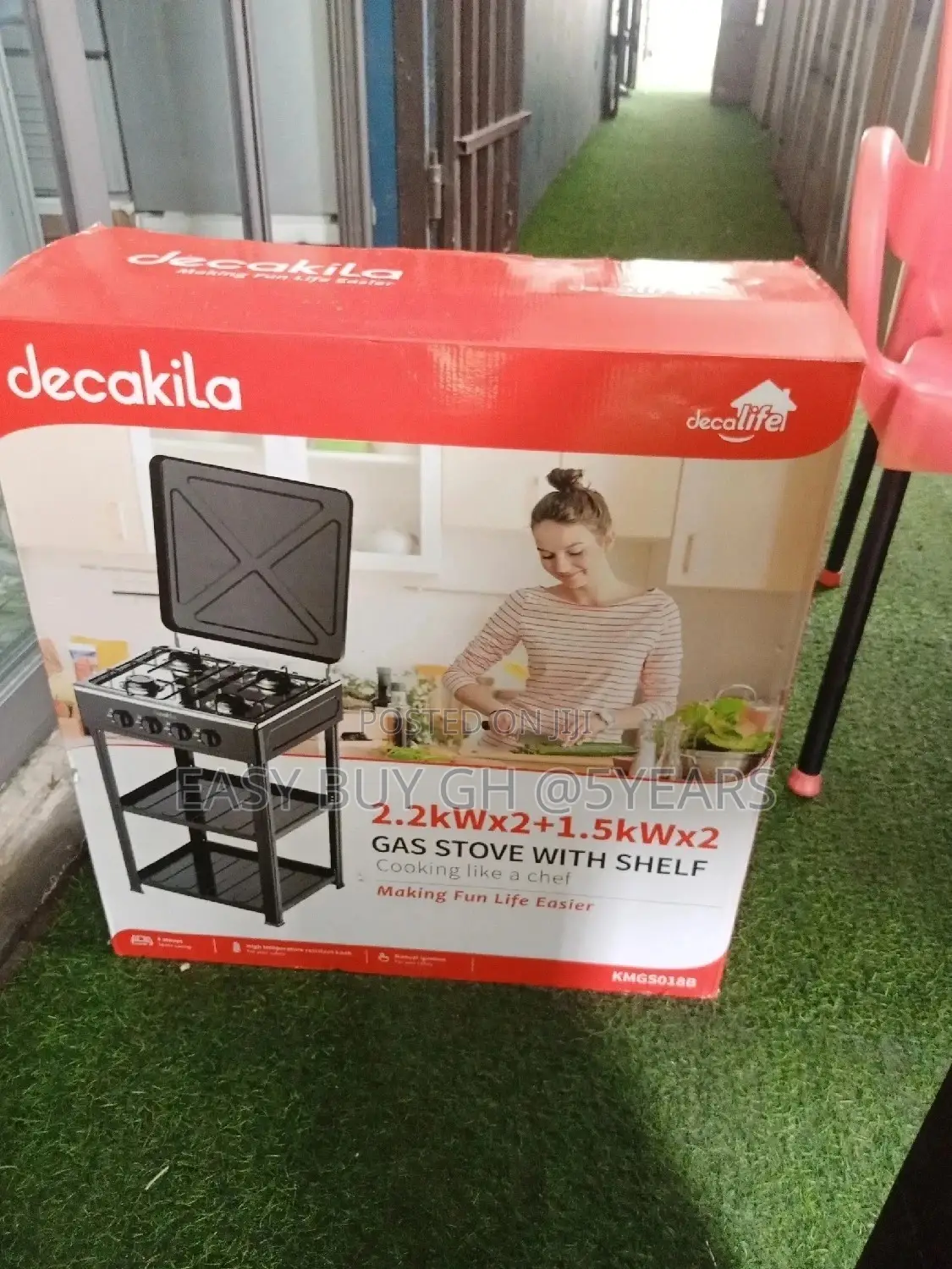 4 Burners Decakila Gas Stove 4 Burners