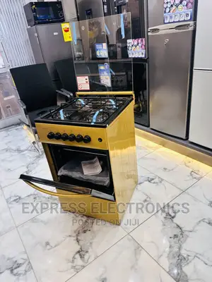 Very Awesome Gold Color Gas Cooker Oven 4burner