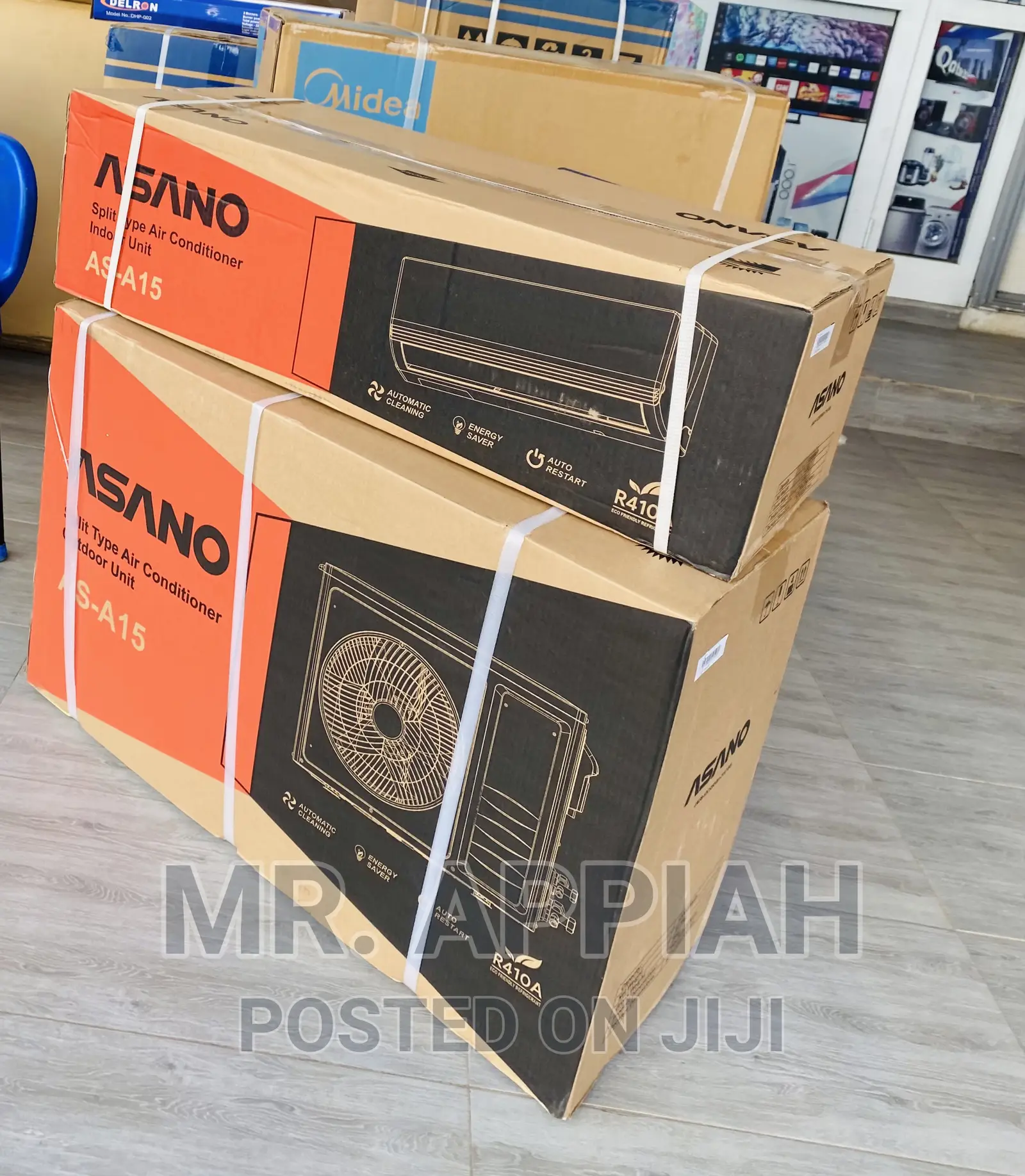 Fabulous Asano 1.5HP Electric Split Type Air Conditioner.