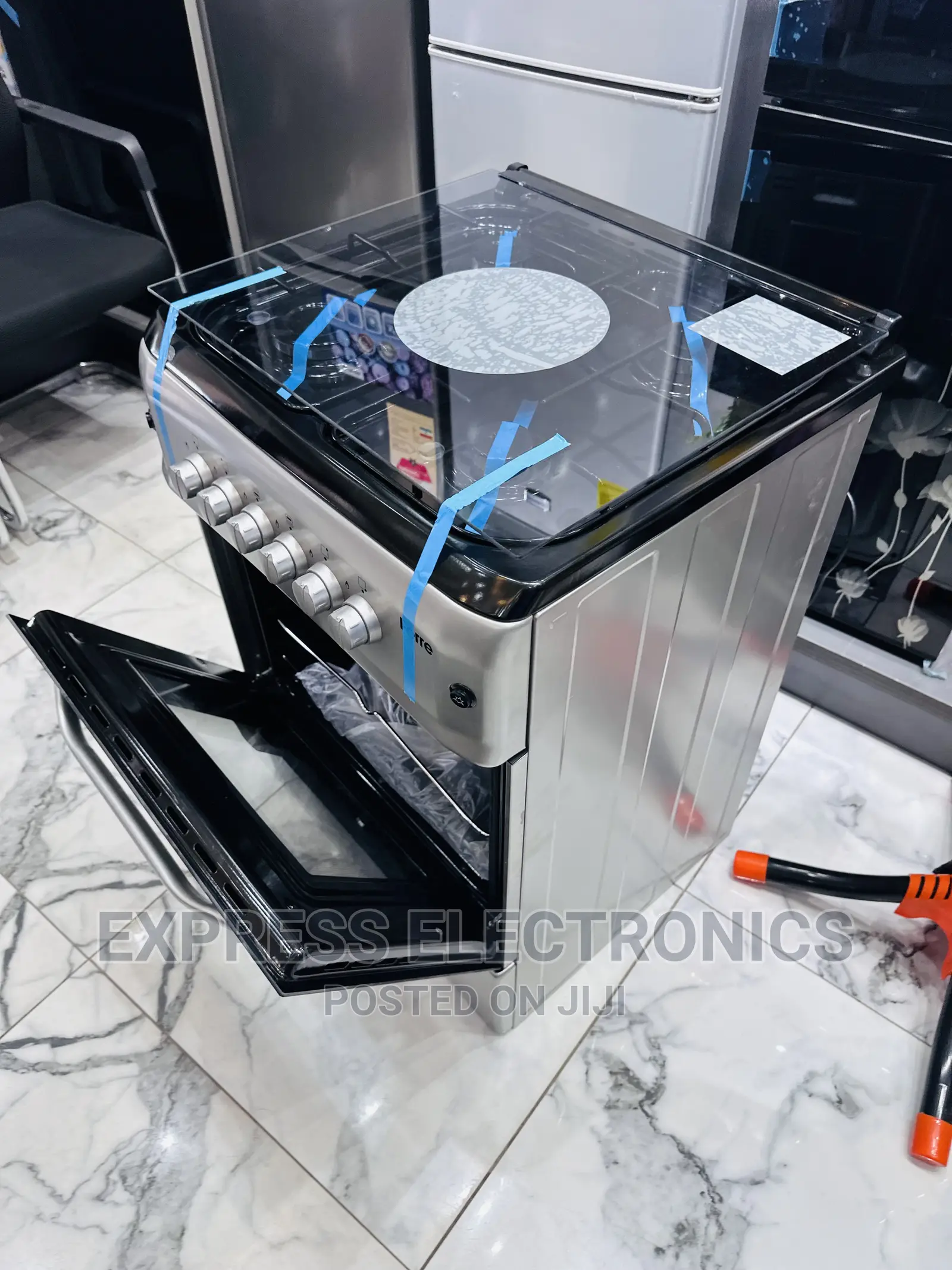 Awesome  Gas Cooker Oven 4burner Sliver