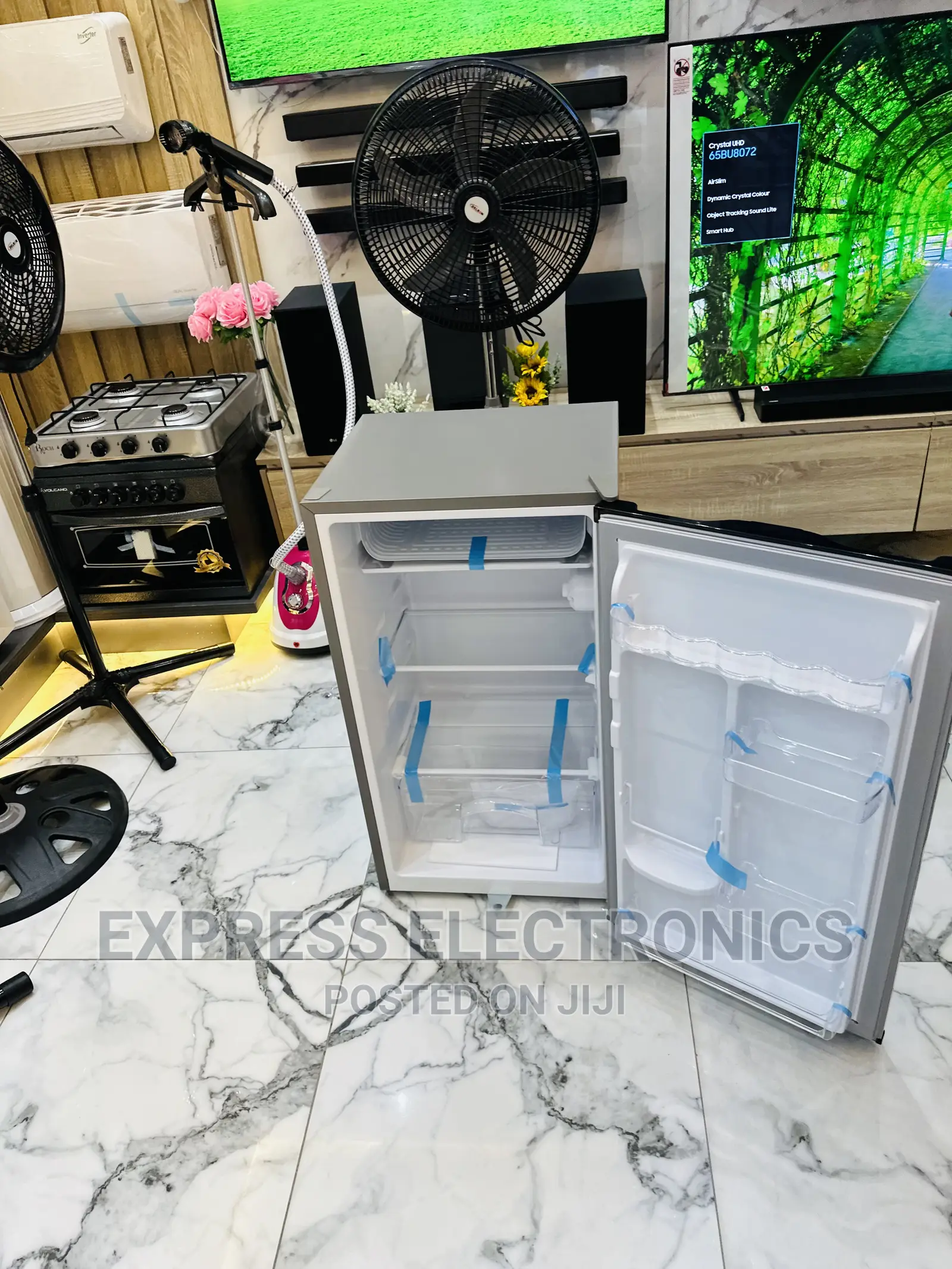 Mini Frost Table Top Fridge Single Door Zara Grey