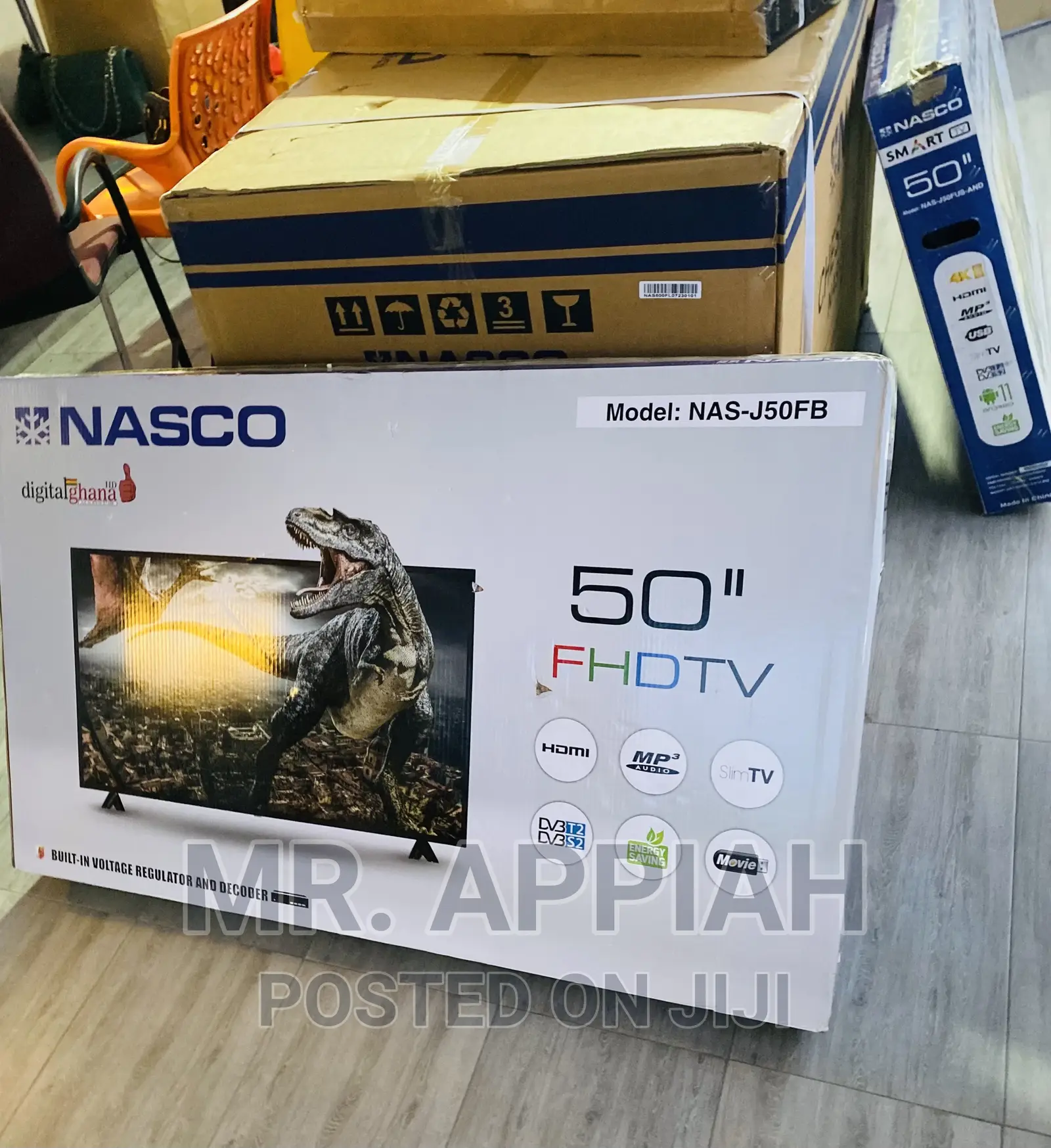 Fine Design Nasco 50 Inch Digital Satelite Tv(Basic Black).