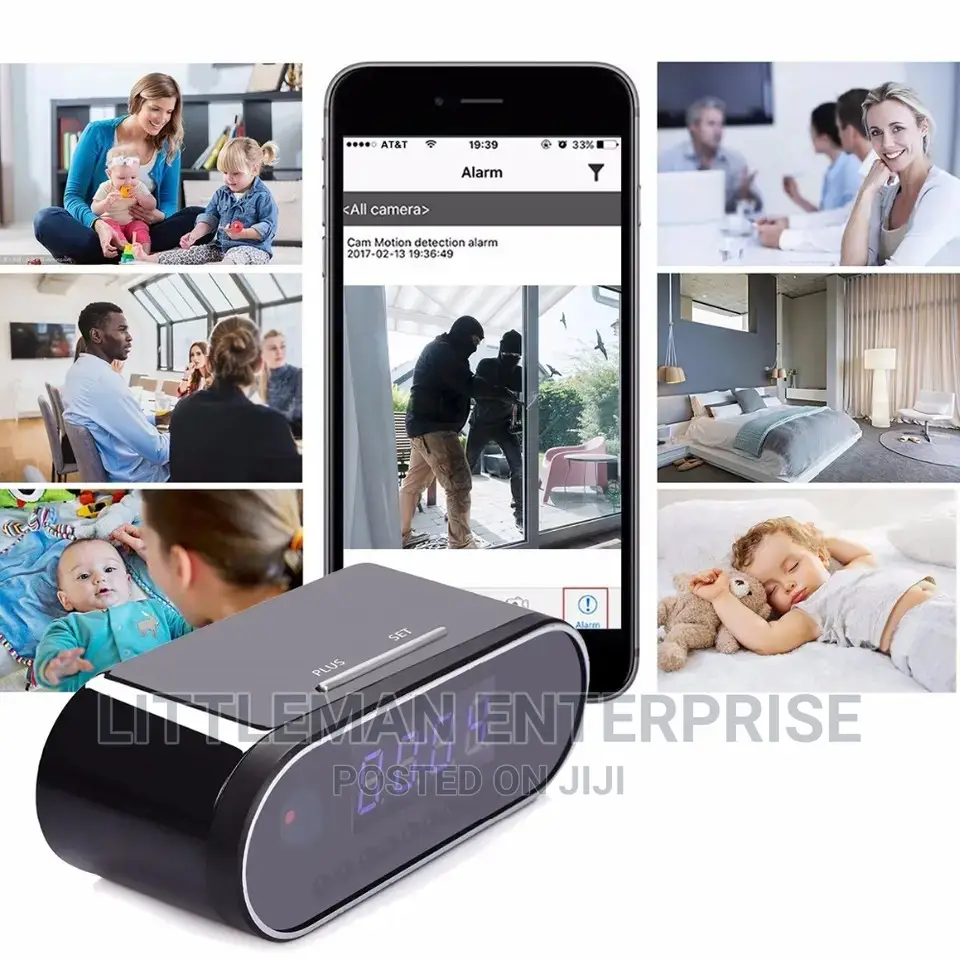 Spy Table Clock Camera Wifi
