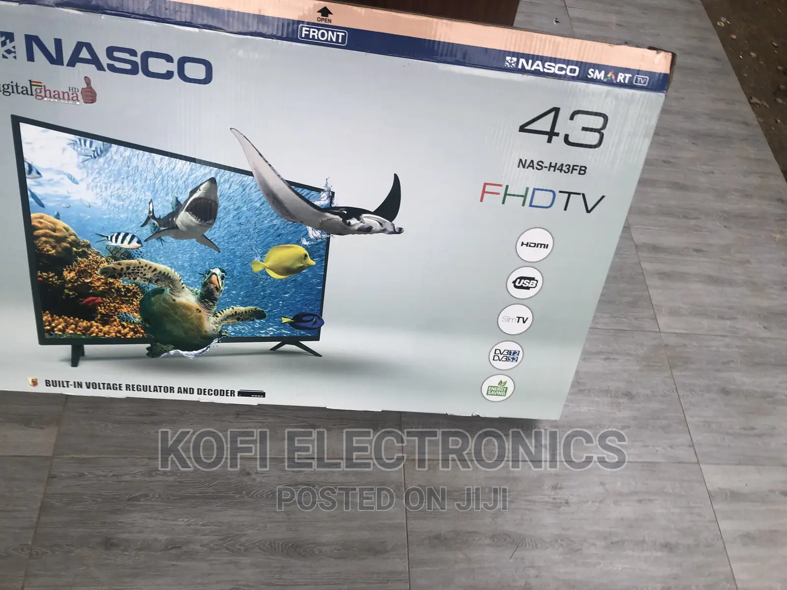 Slim Edge Design Nasco 43inches Digit Satellite TV