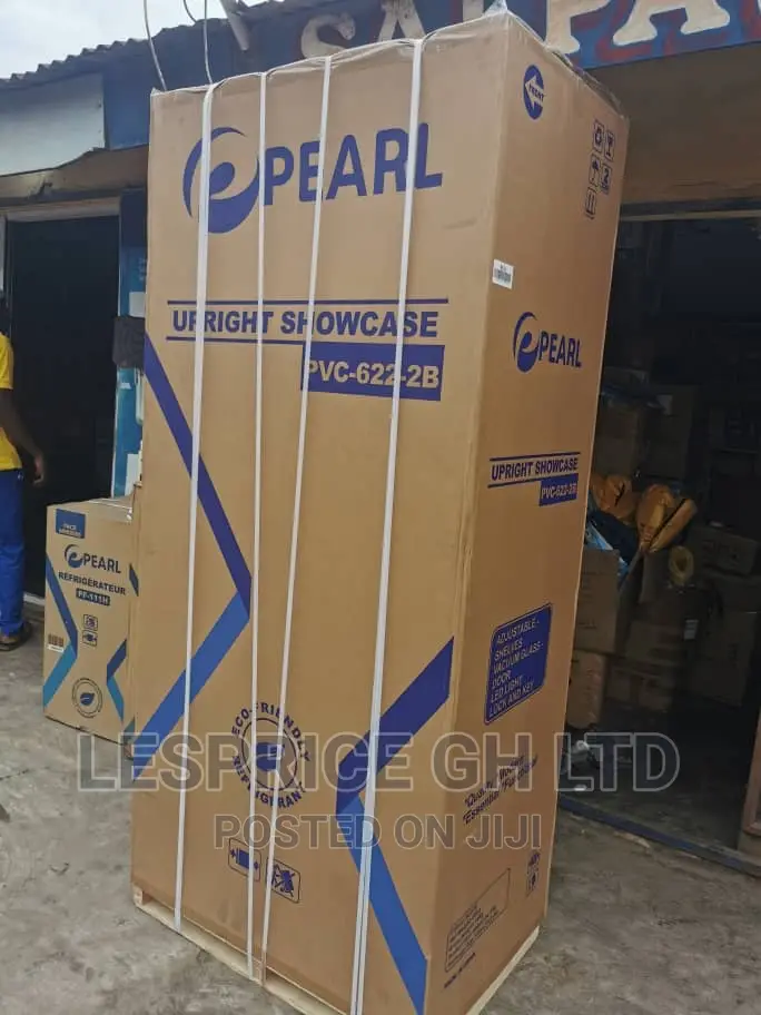 Quality ~Pearl 500L Double Door Display Fridge