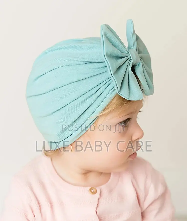 3pcsbaby Girls Cotton Turban Bunny