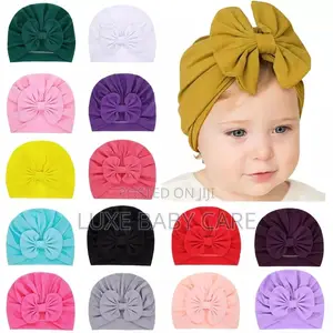 3pcsbaby Girls Cotton Turban Bunny