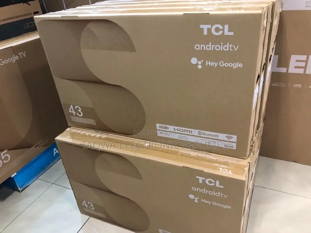 Brand New Edgeless Smart TCL 43 Inches Tv
