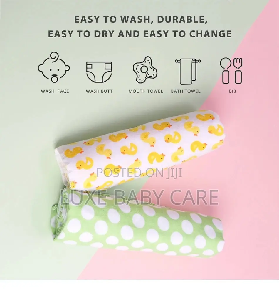 1 Piece Cotton Baby Receiving Blanket